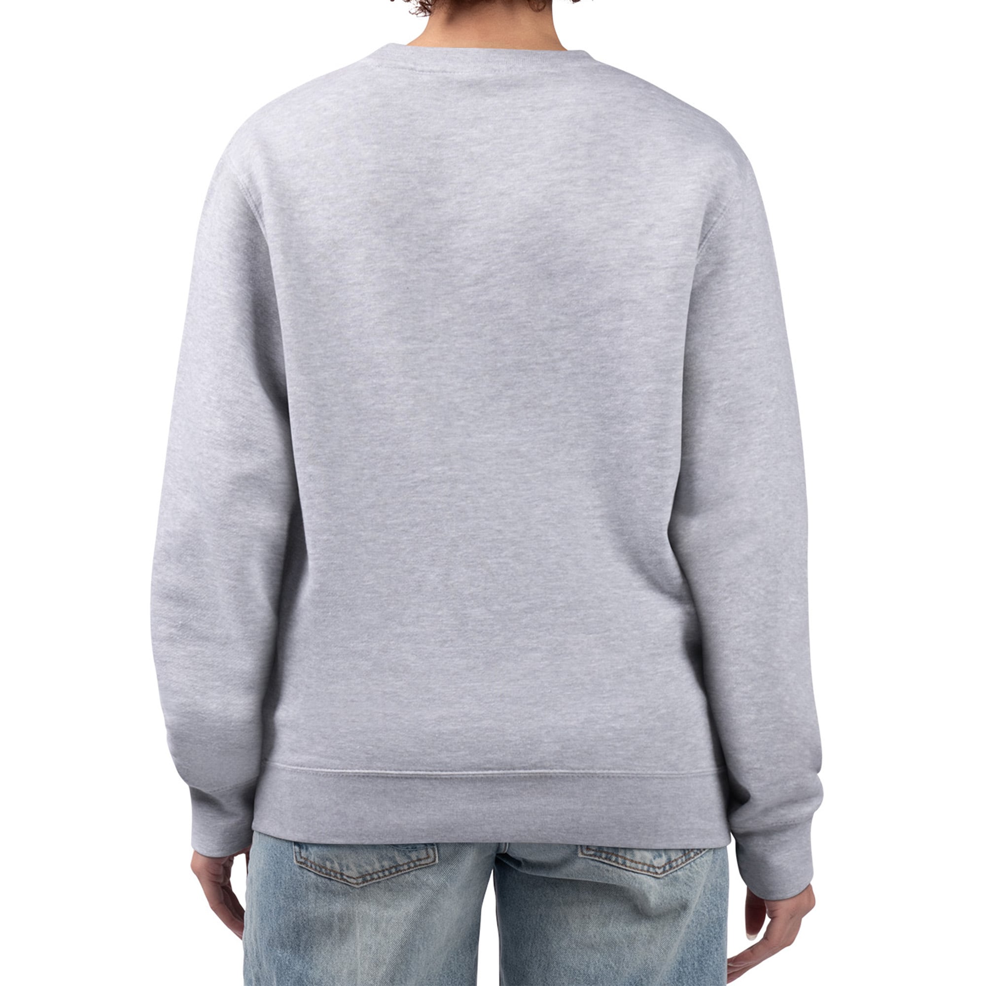 Women's G-III 4Her by Carl Banks  Heather Gray Dallas Cowboys Large Team Graphic Fleece Pullover Sweatshirt