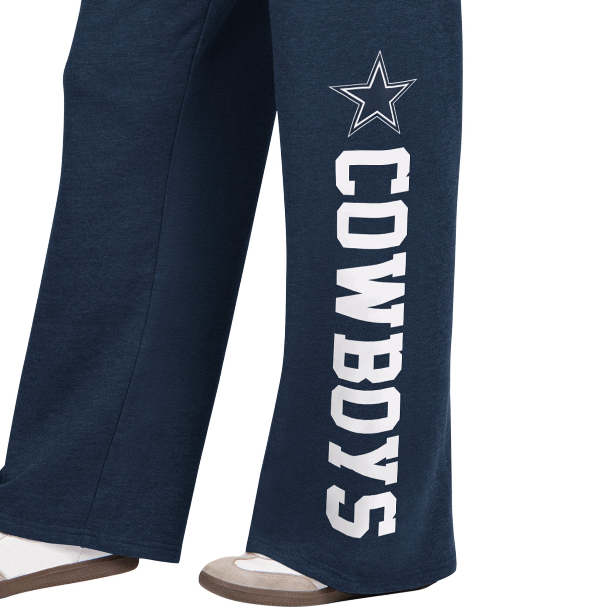 Pantalon de survêtement large G-III 4Her pour femme par Carl Banks, bleu marine, Dallas Cowboys Field