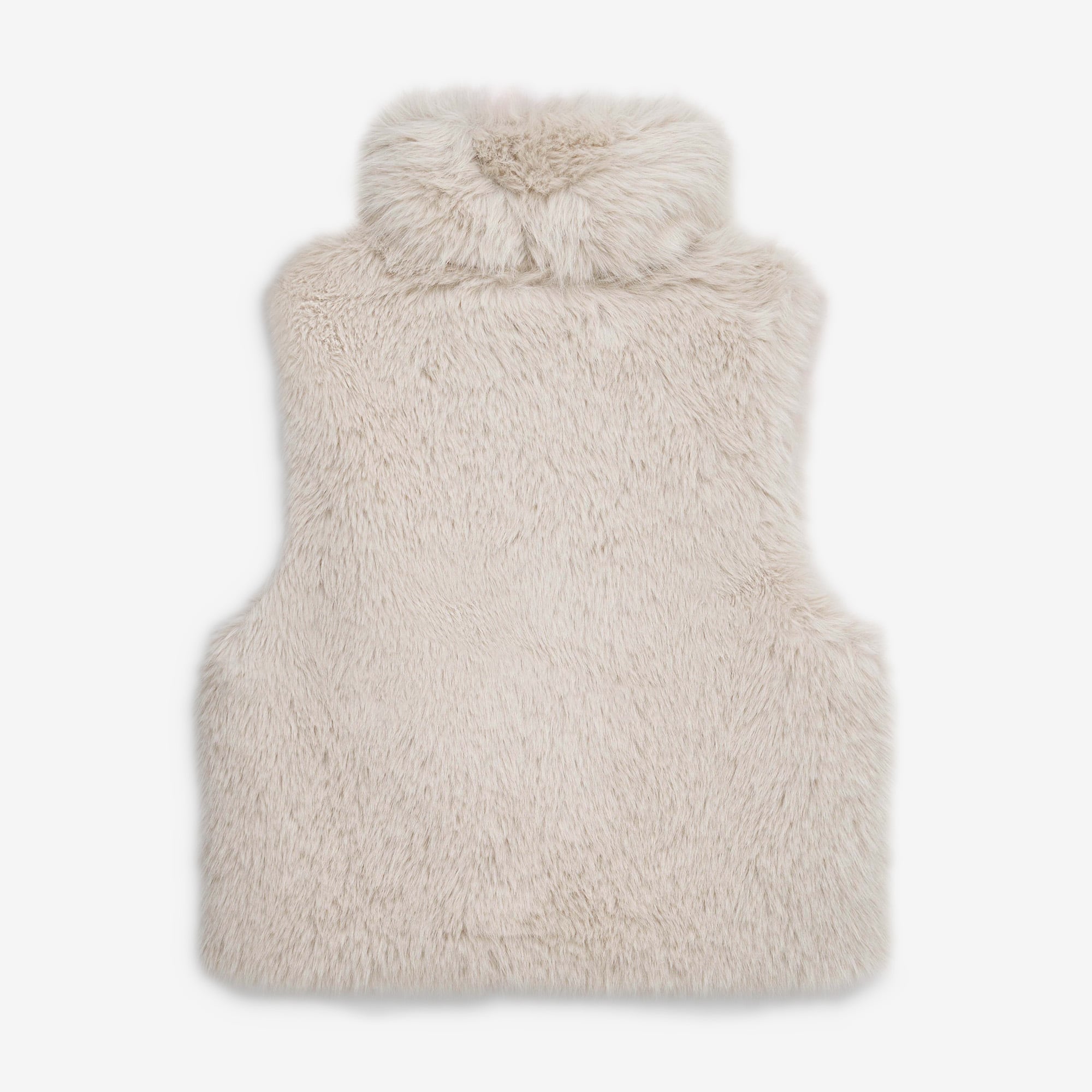 Women's KadyLuxe  Cream Dallas Cowboys Faux Fur Vest