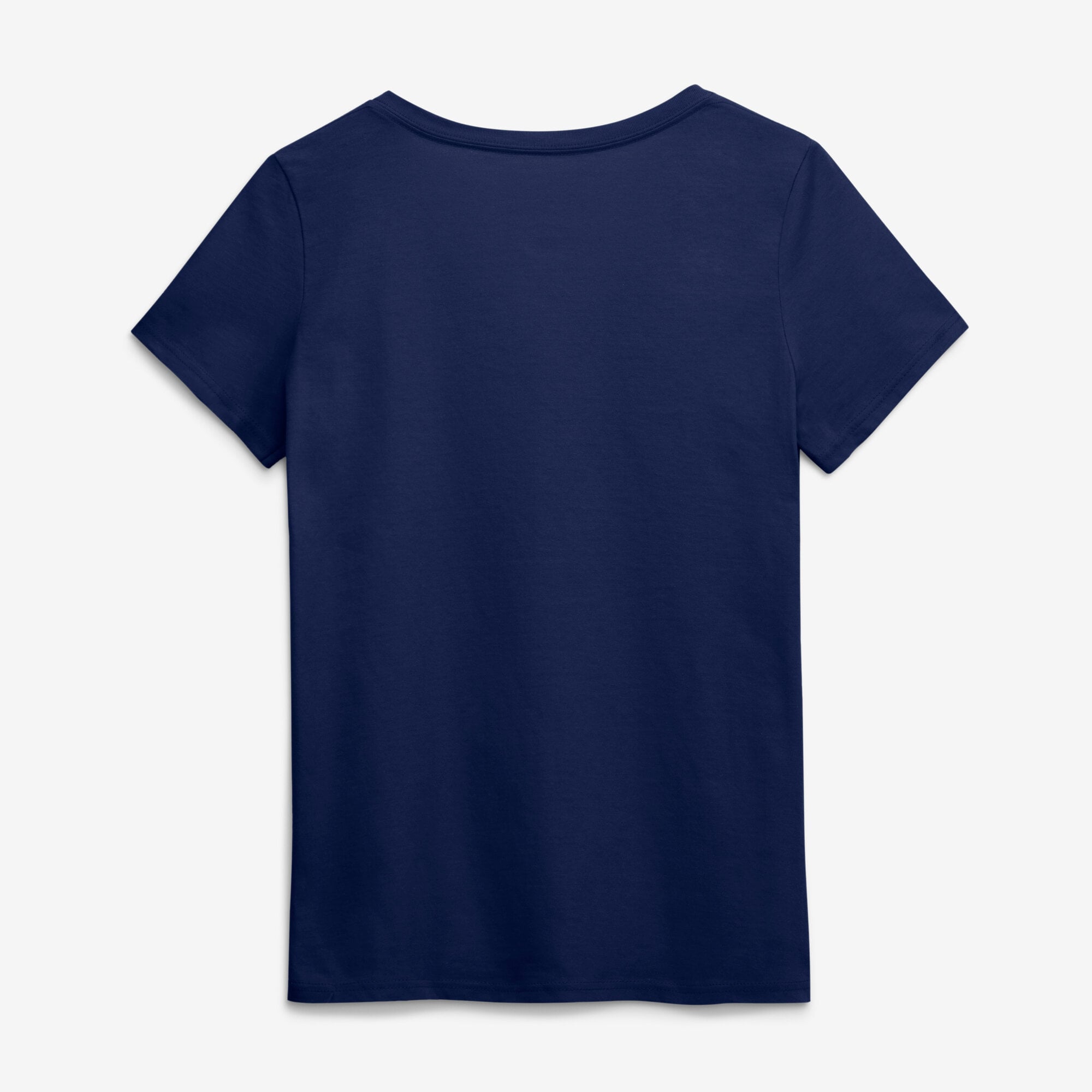 Women's Logo Athletic Navy Dallas Cowboys Primary V-Neck T-Shirt