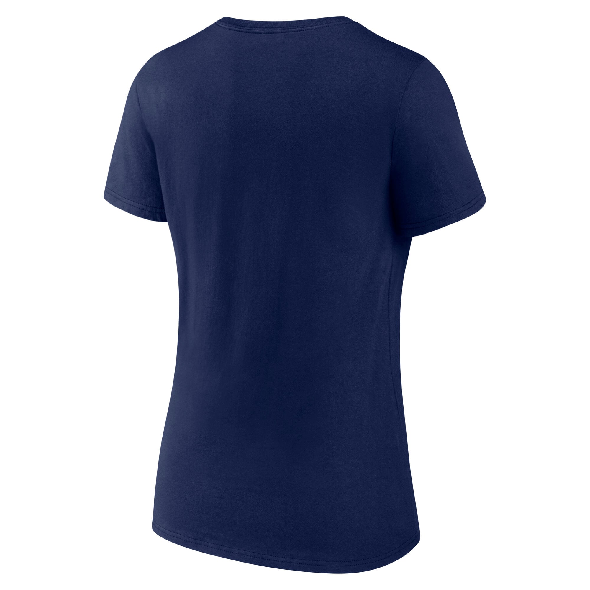 Women's Logo Athletic Navy Dallas Cowboys Primary V-Neck T-Shirt