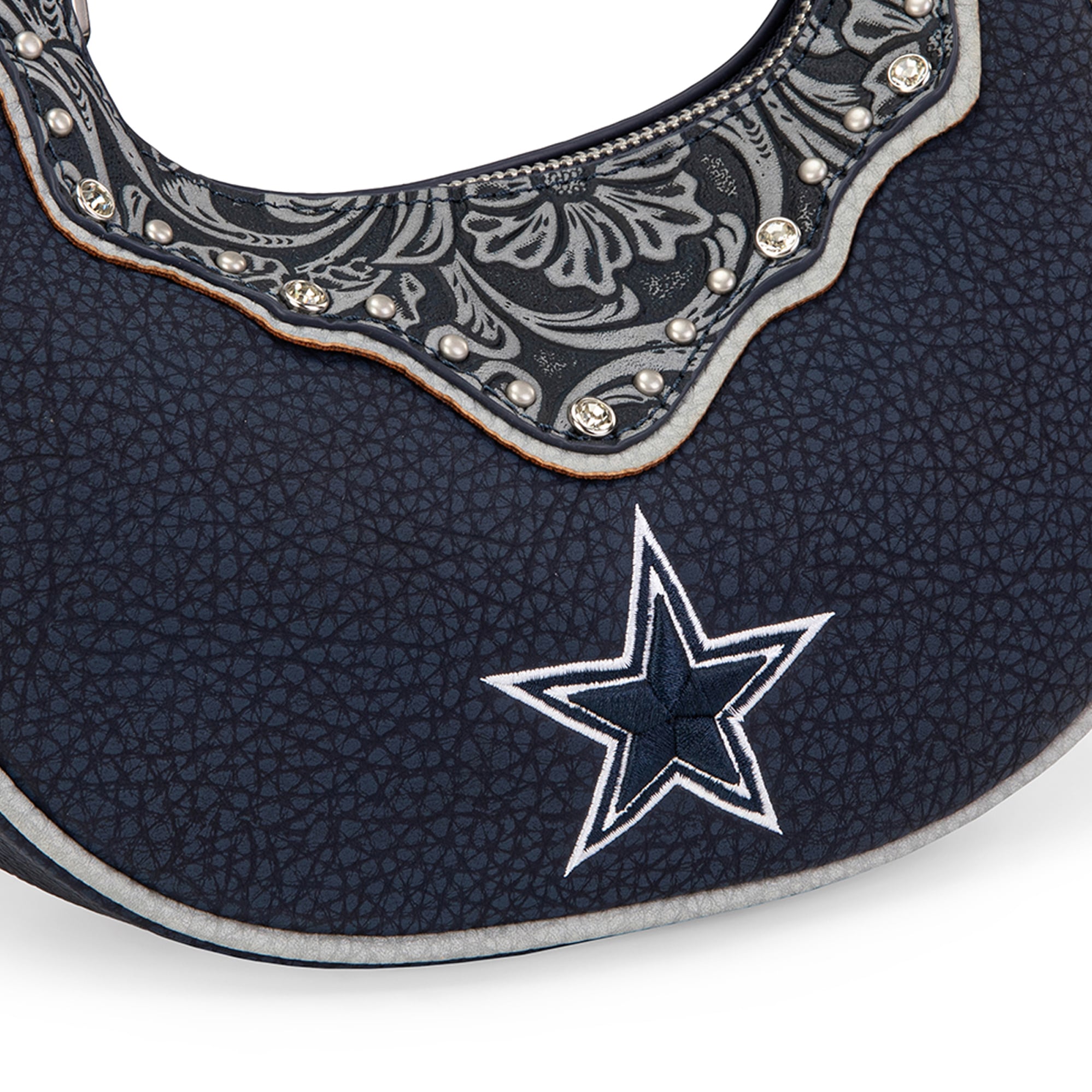 Women's Montana West Dallas Cowboys Crescent Shoulder Bag