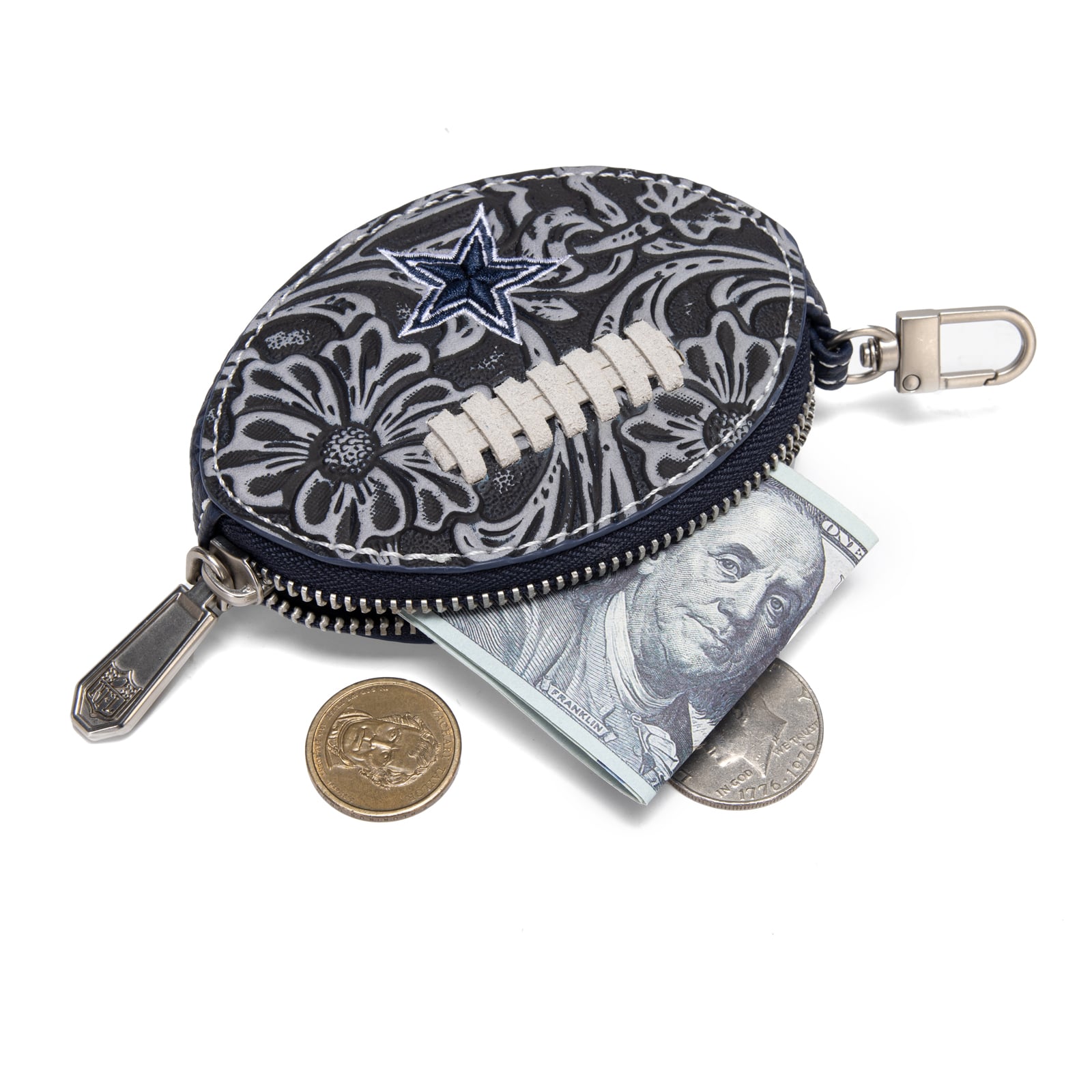 Porte-clés de sac pour femme Montana West Dallas Cowboys Football