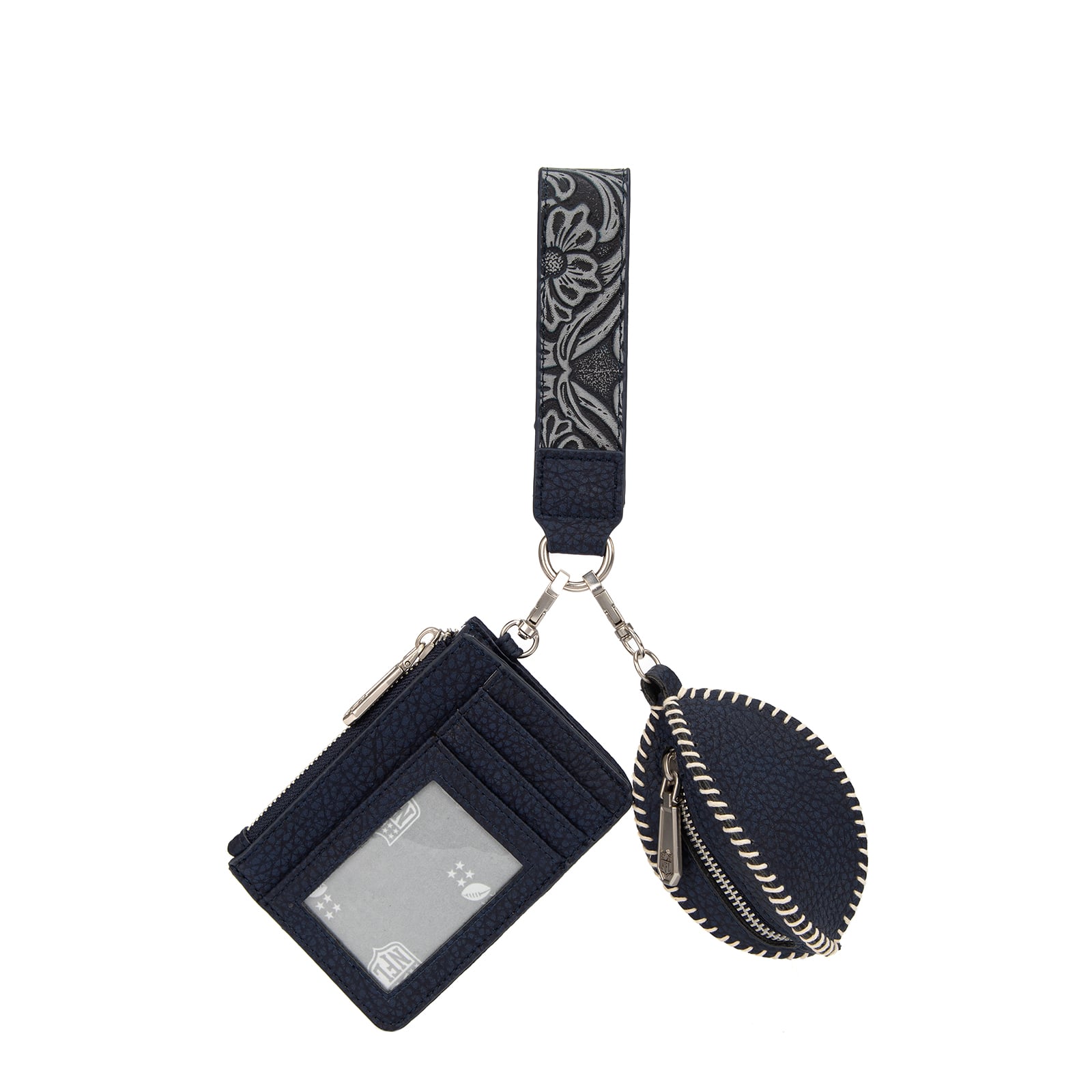 Portefeuille et bracelet porte-clés football américain Montana West Dallas Cowboys pour femme
