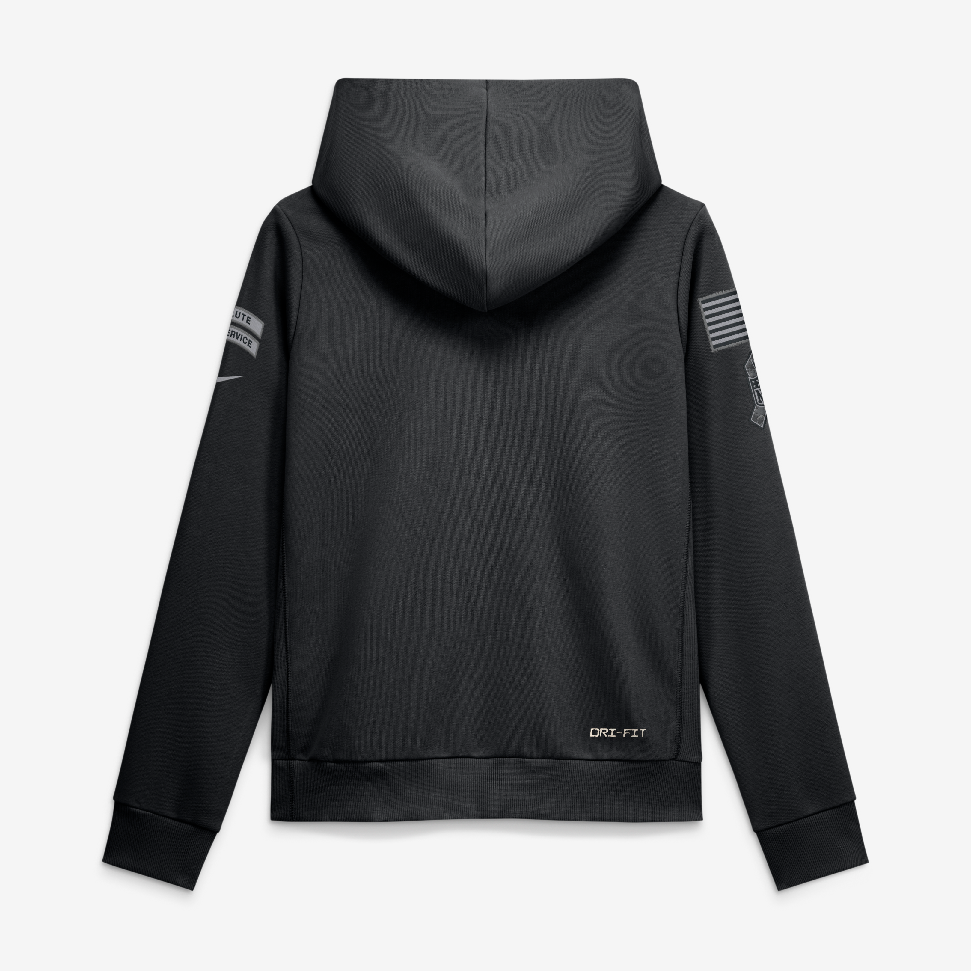 Sweat à capuche Nike Dallas Cowboys 2026 Salute to Service Sideline Dri-FIT noir pour femme