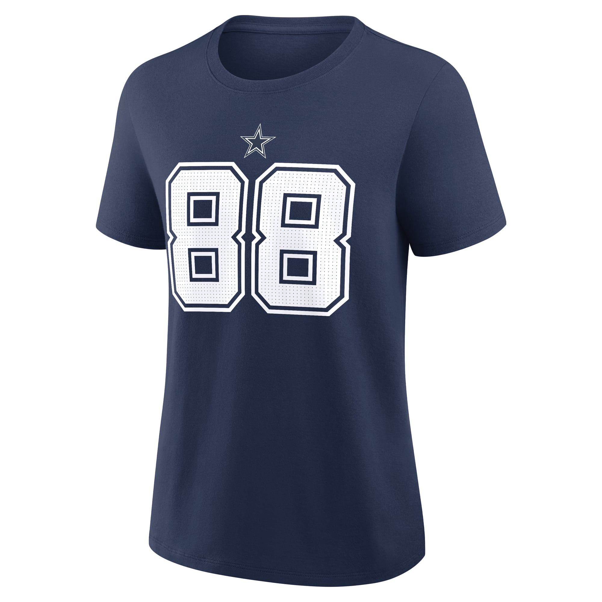 T-shirt Nike CeeDee Lamb bleu marine Dallas Cowboys pour femme, avec nom et numéro