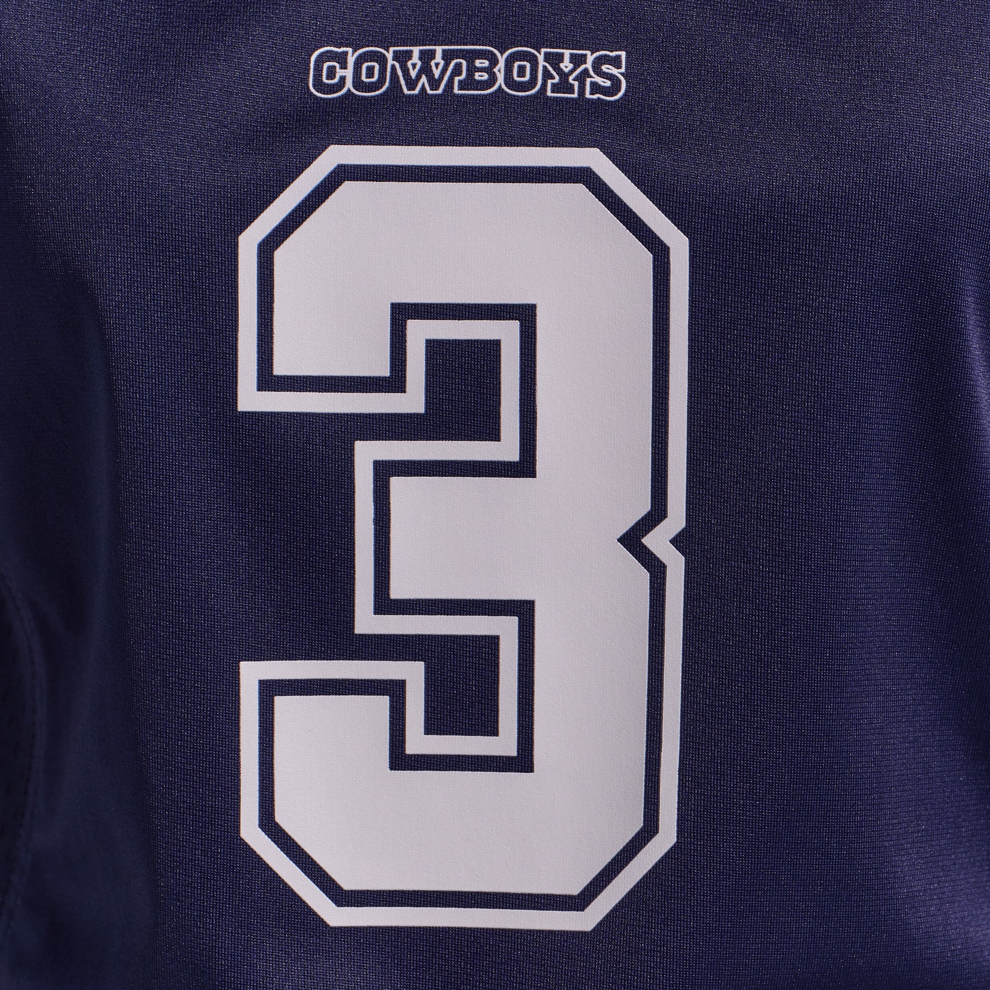 Maillot Nike George Pickens bleu marine des Cowboys de Dallas pour femme