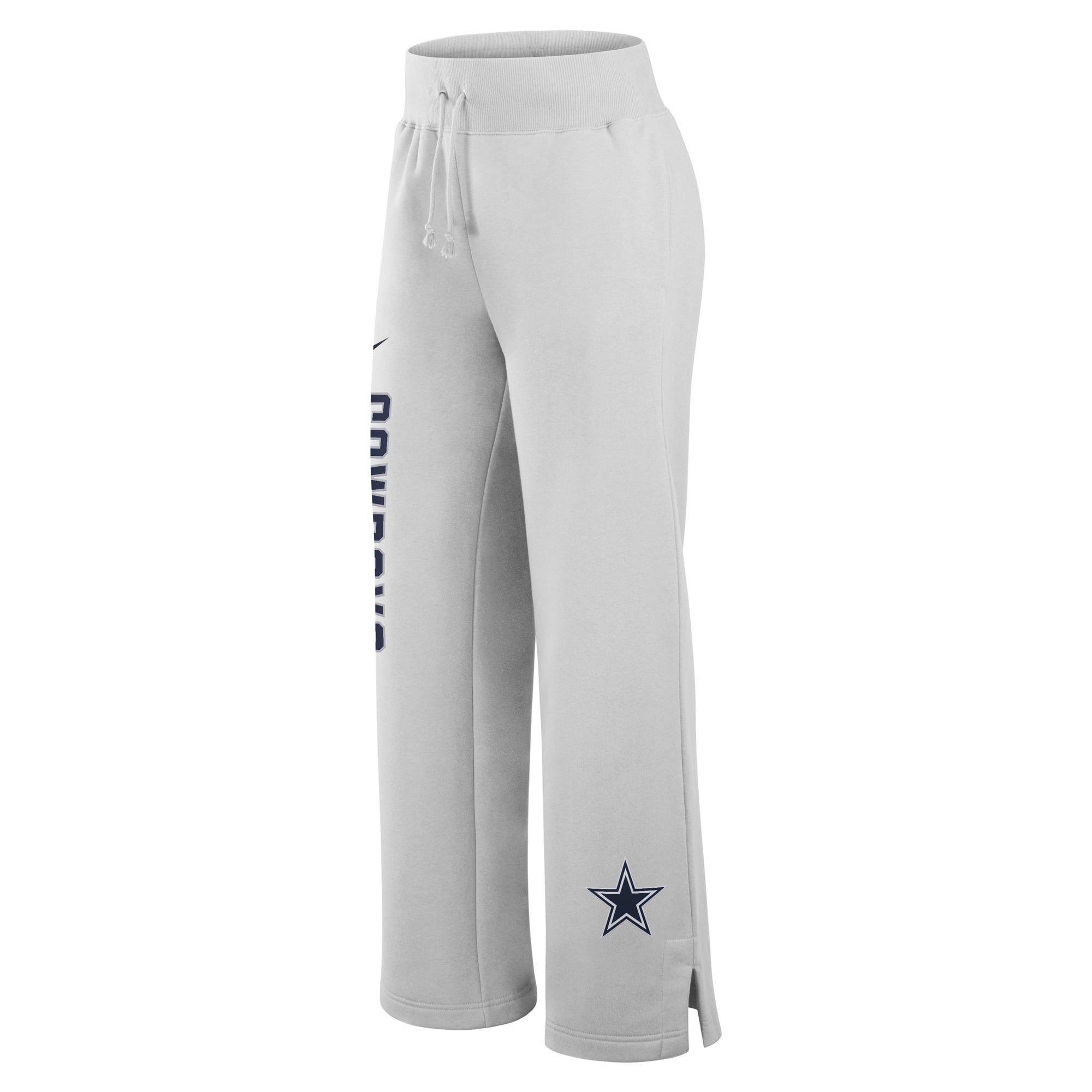 Pantalon de survêtement large en polaire Nike Dallas Cowboys Primetime Phoenix gris pour femme