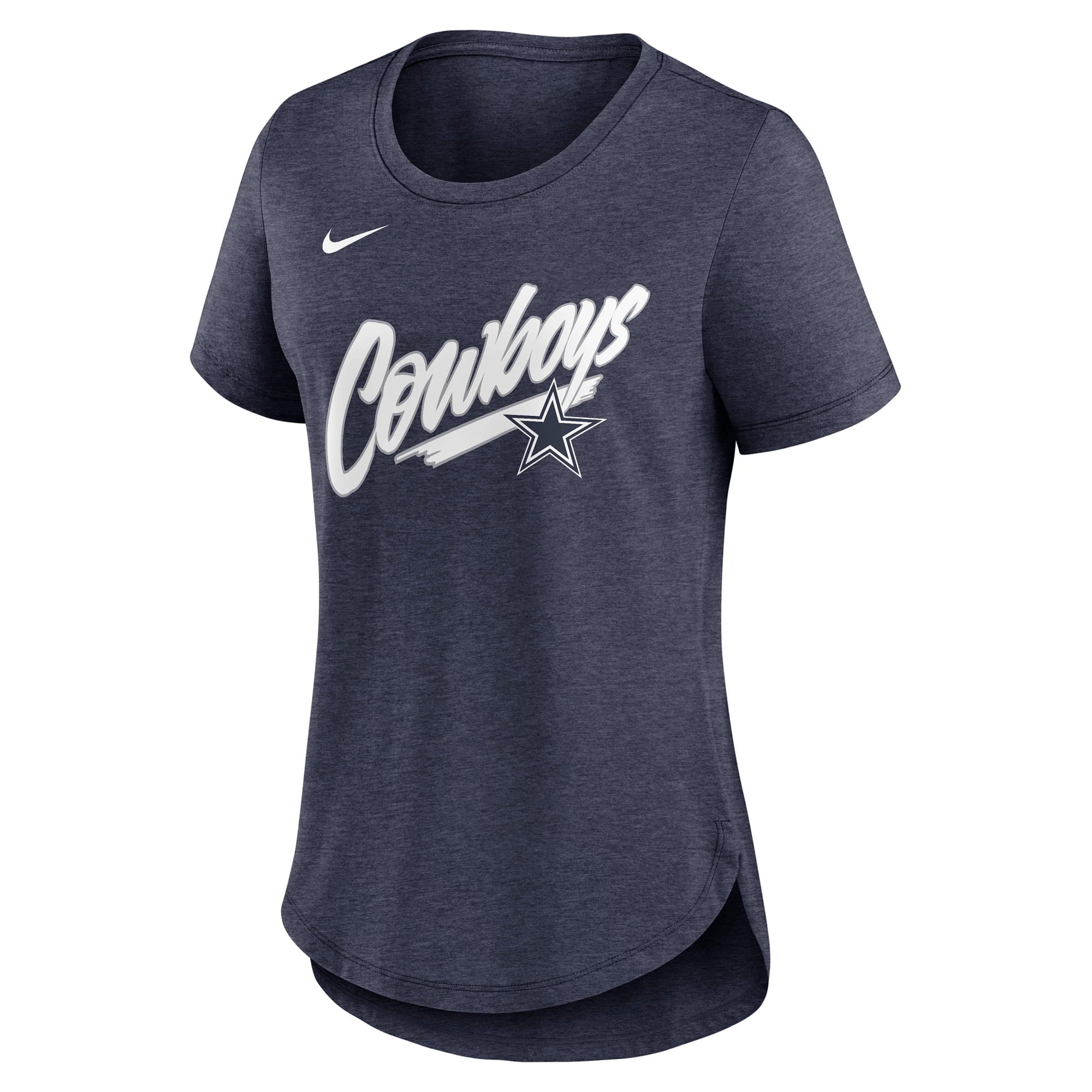 T-shirt Nike Primetime Tri-Blend bleu marine pour femme