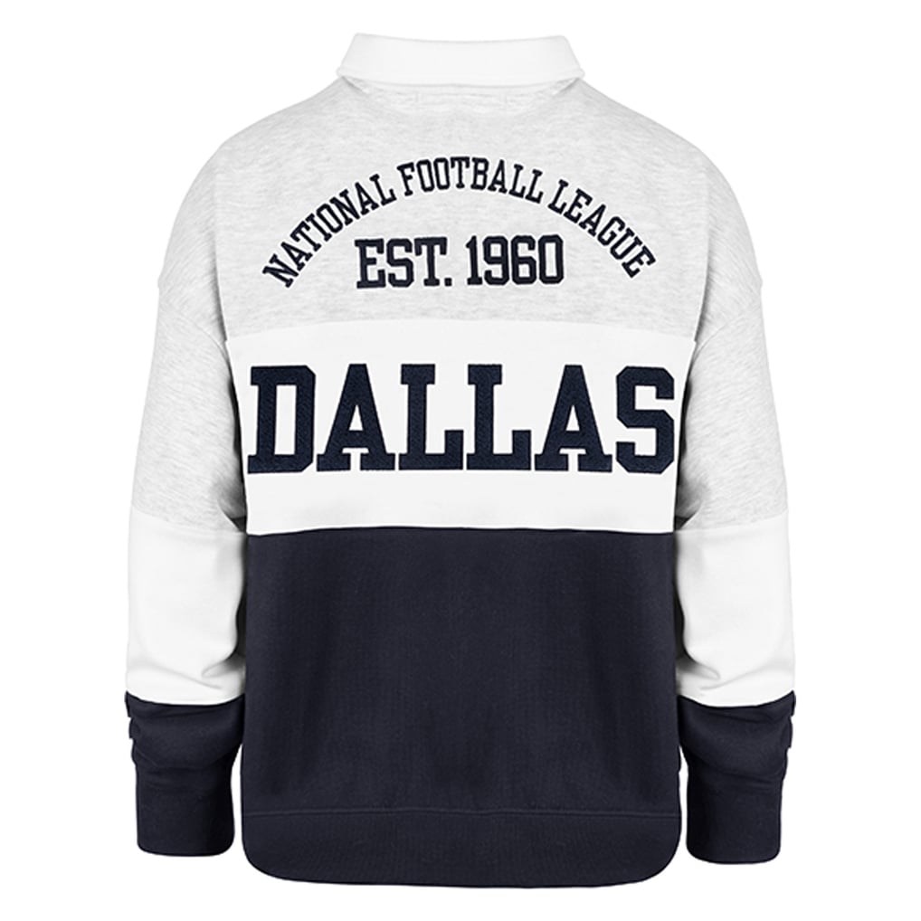 Dallas Cowboys Stoney Clover Lane x '47 Women's Cursive Paneled Rugby ...