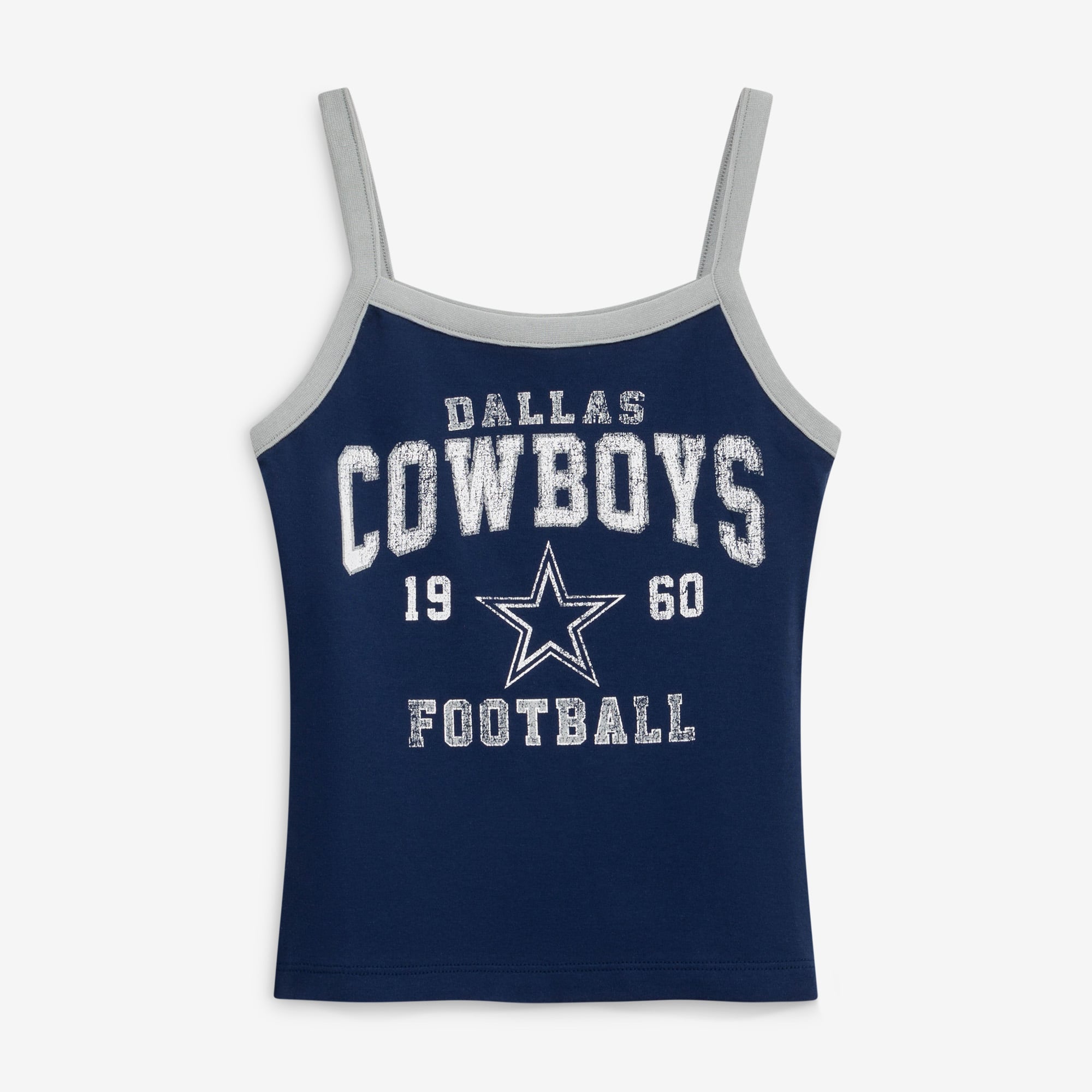Women's WEAR by Erin Andrews Navy Dallas Cowboys Colorblock Tank Top