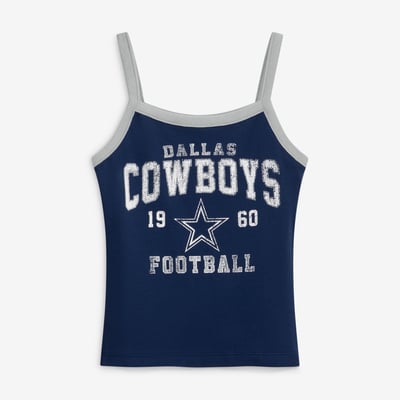  Dallas Cowboys WEAR by Erin Andrews Women's  Colorblock Tank Top -  Navy