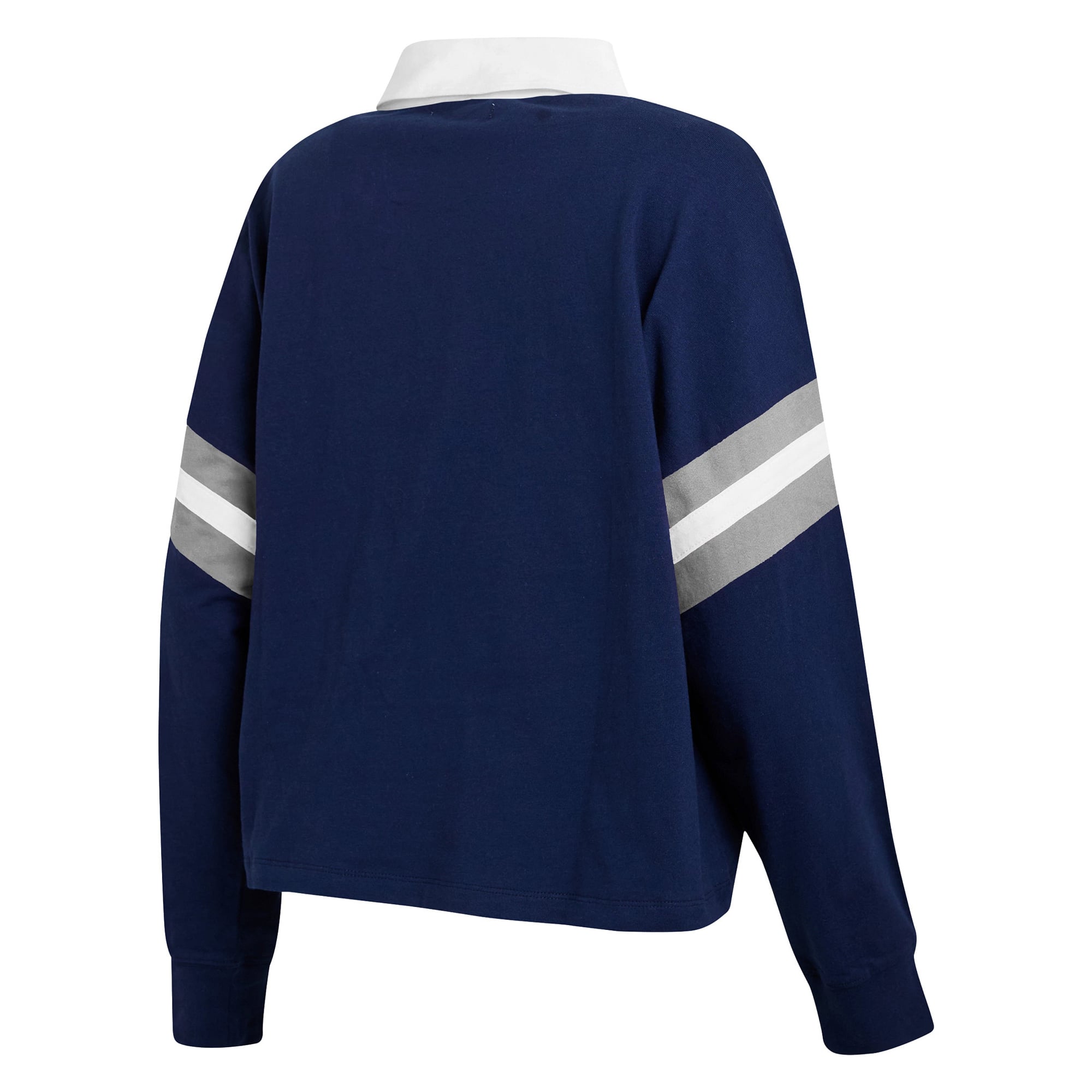 T-shirt à manches longues de rugby Dallas Cowboys bleu marine la marque WEAR by Erin Andrews pour femmes