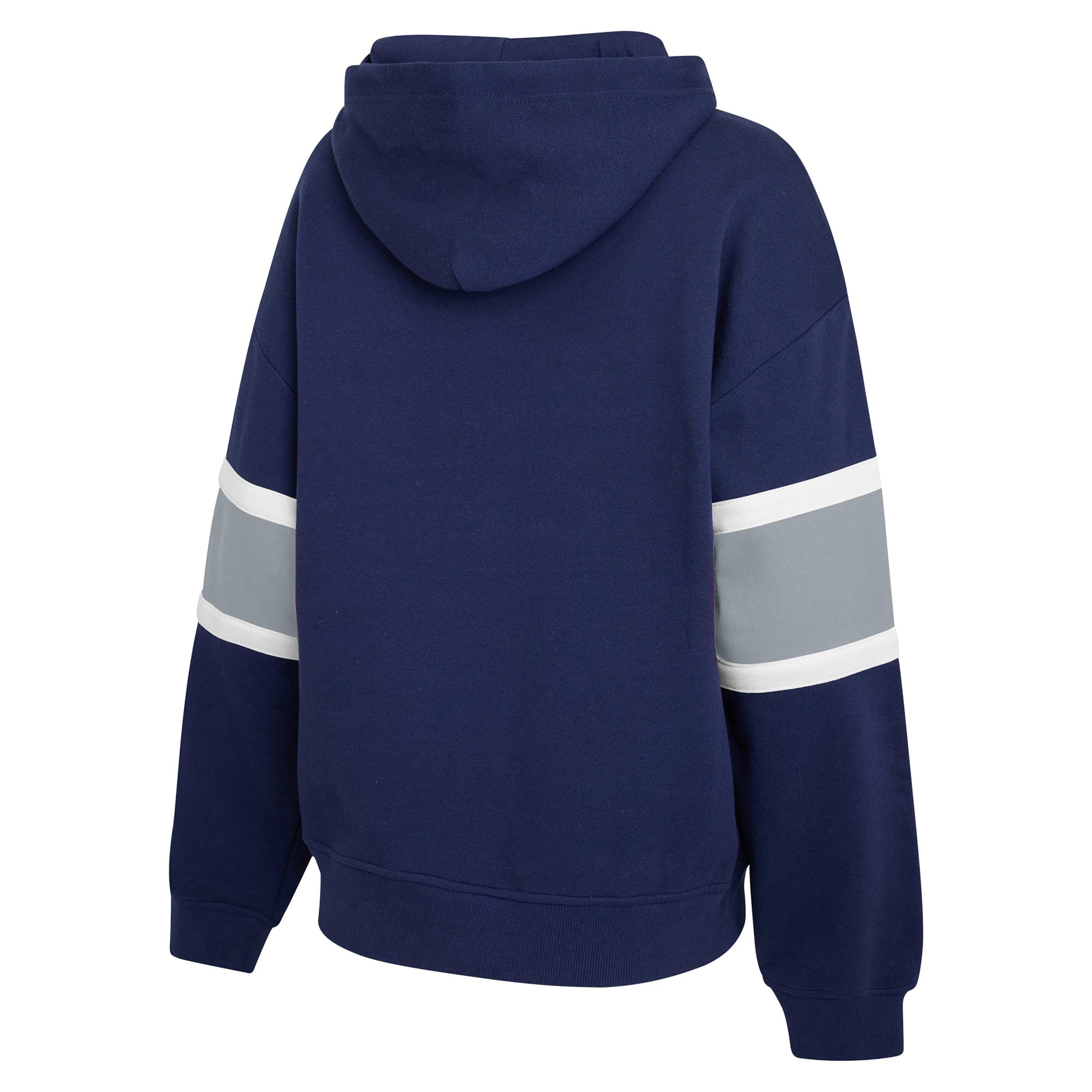 Sweat à capuche rayé bleu marine Dallas Cowboys pour femme de la marque WEAR by Erin Andrews