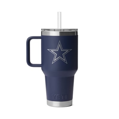 Dallas Cowboys YETI 35oz. Rambler 2.0 Straw Mug