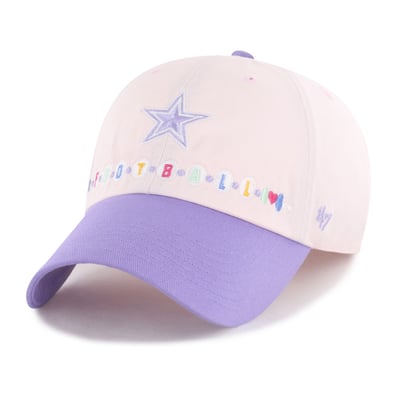 Dallas Cowboys '47 Youth Friendship Bracelet Clean Up Adjustable Hat - Pink/Purple