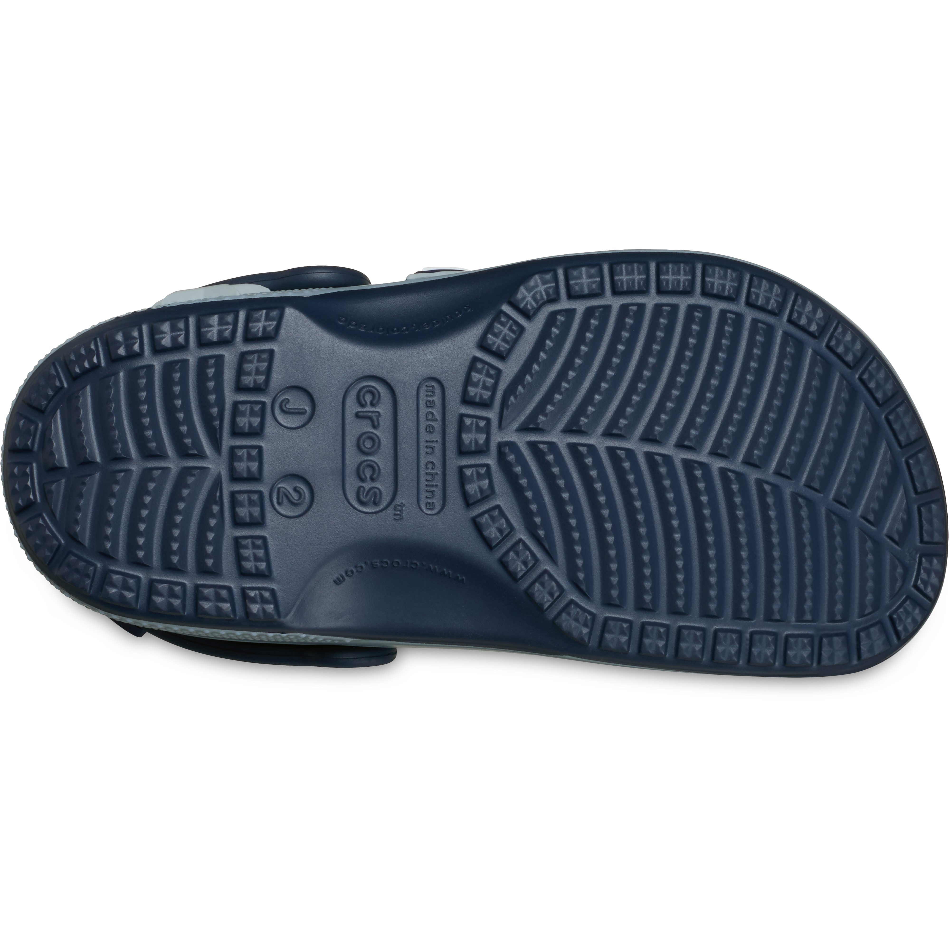Youth Crocs Gray Dallas Cowboys Classic Clog