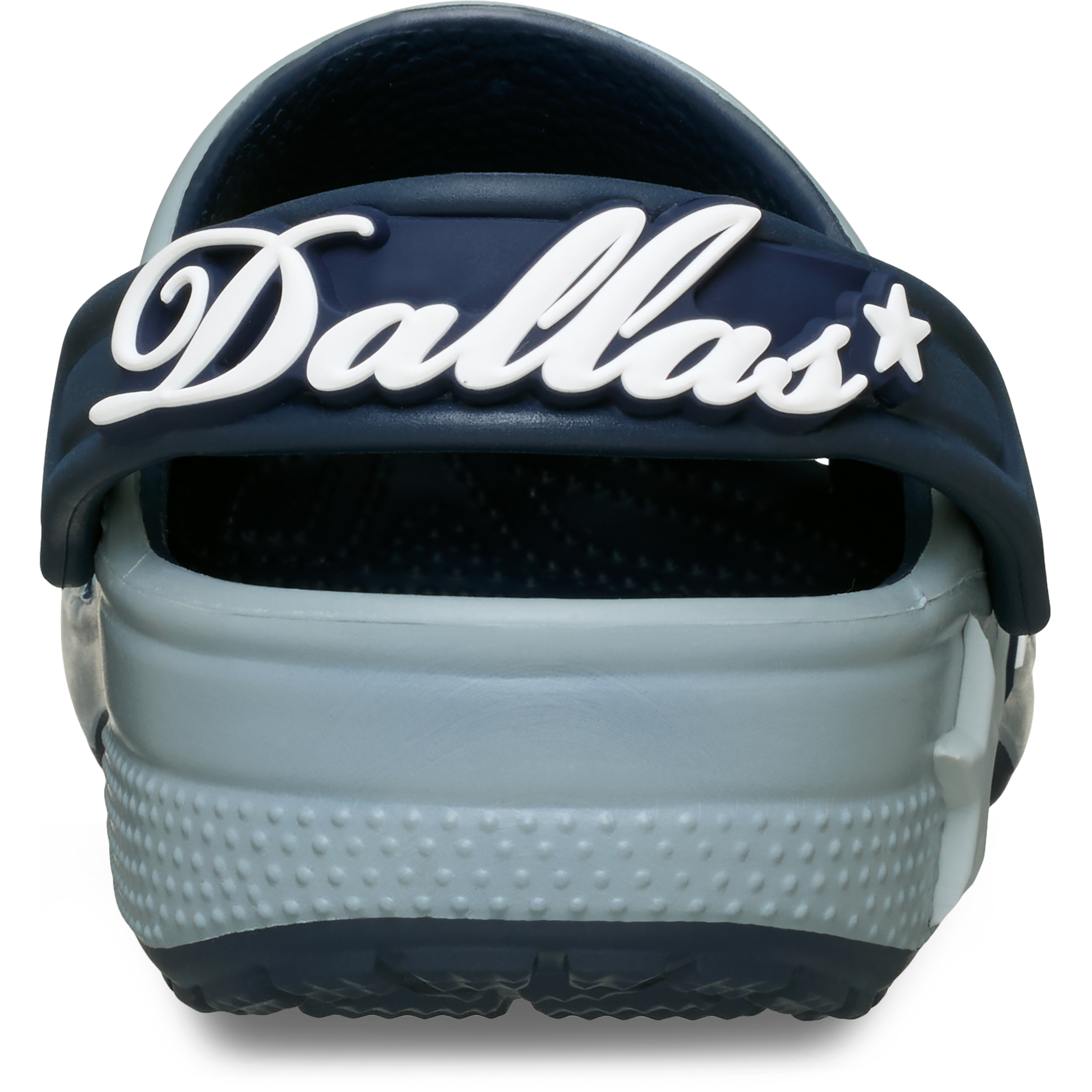 Youth Crocs Gray Dallas Cowboys Classic Clog