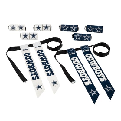 Dallas Cowboys Franklin Sports Youth NFL Flag Football Set