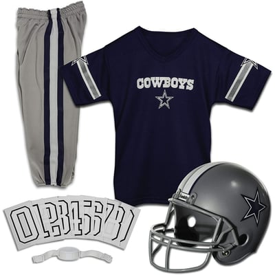 Dallas Cowboys Franklin Sports Youth NFL Deluxe Uniform Set - Navy
