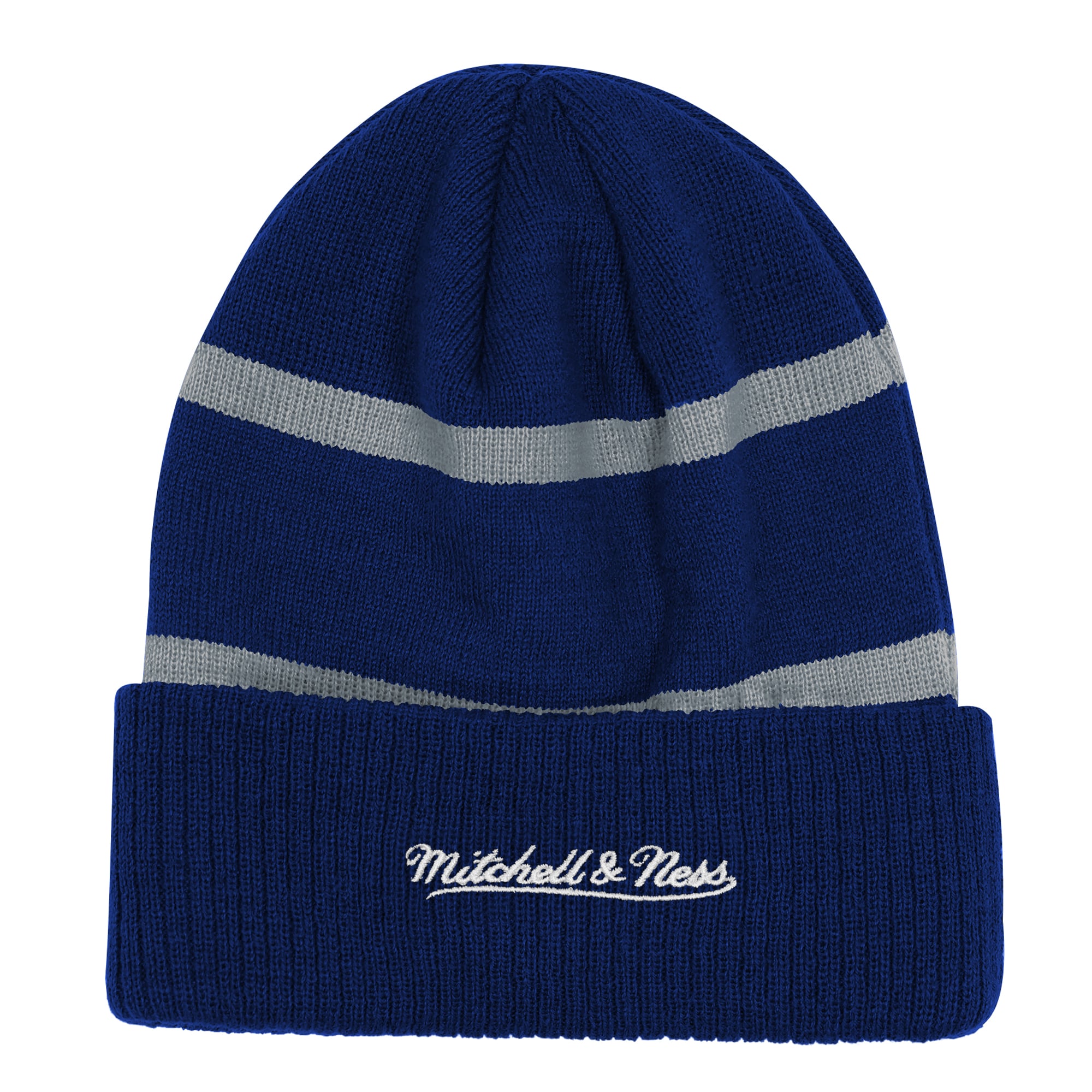 Bonnet à revers Mitchell & Ness bleu marine pour enfant, modèle entraîneur-chef des Dallas Cowboys