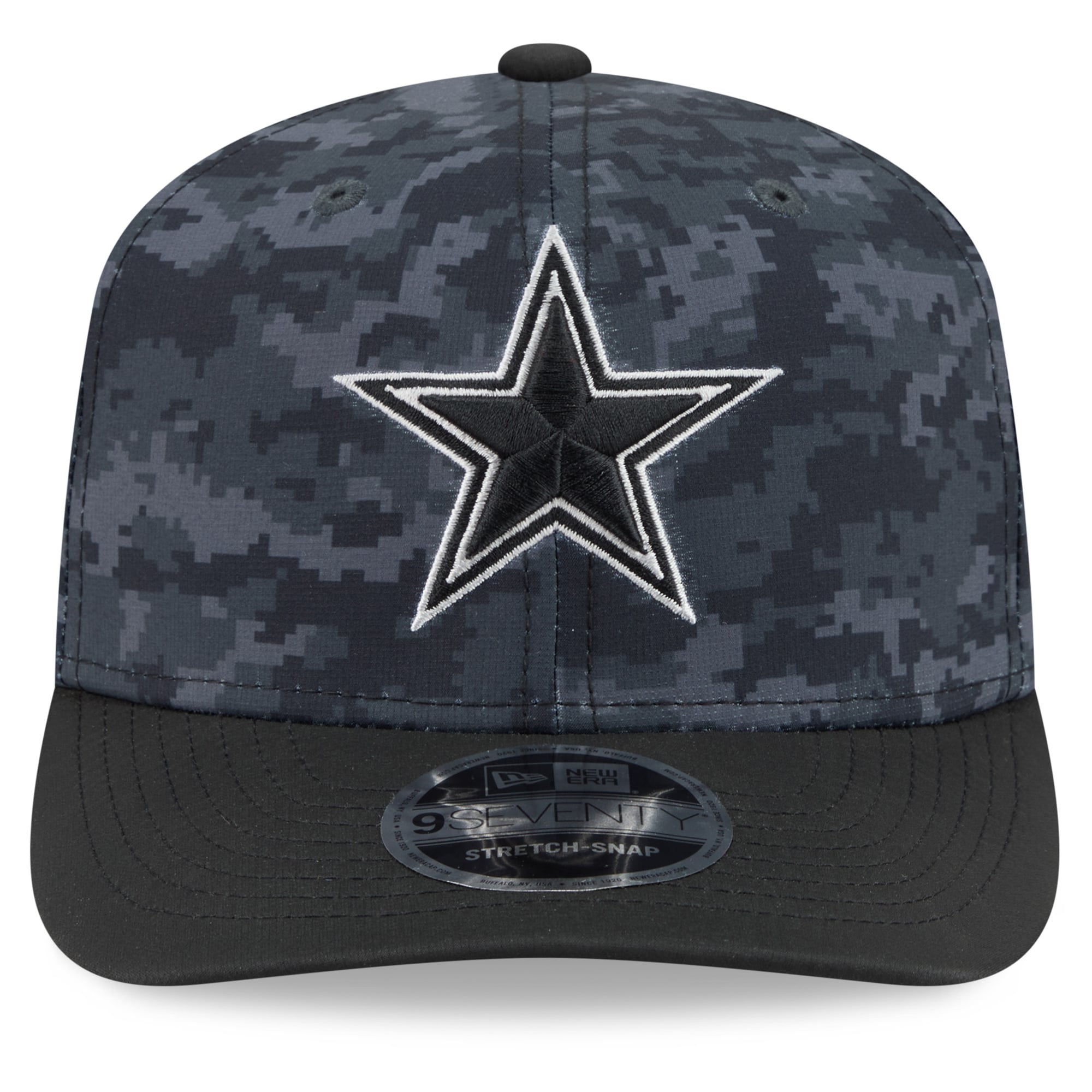 Youth New Era Black Dallas Cowboys 2026 Salute To Service 9SEVENTY Adjustable Hat