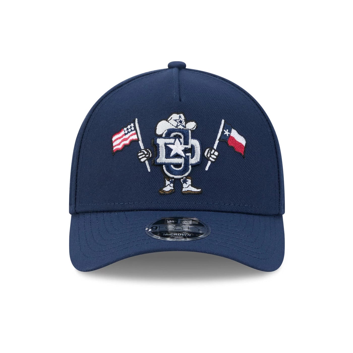 Casquette ajustable New Era 9FORTY bleu marine Dallas Cowboys pour jeunes