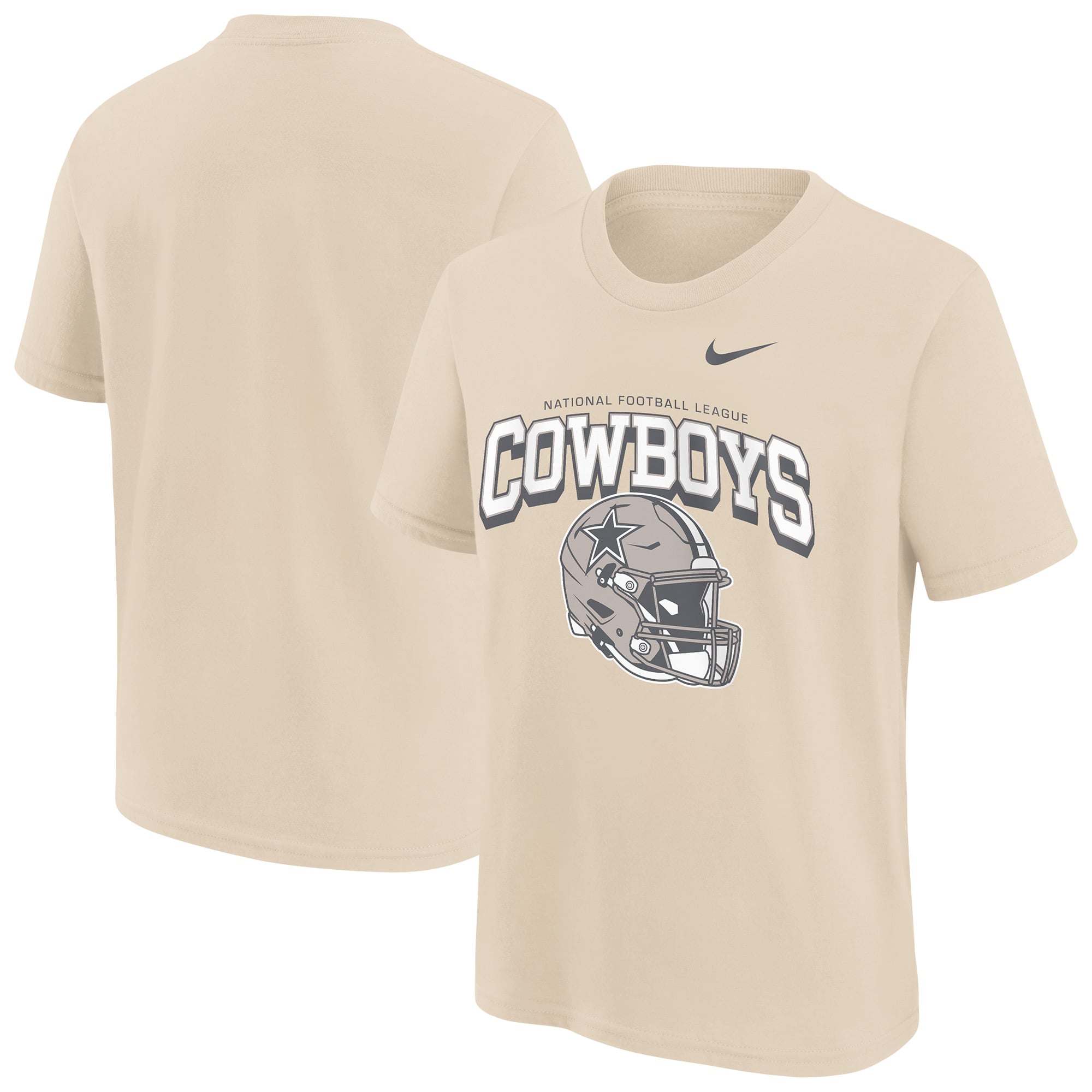 Youth Nike Natural Dallas Cowboys Vintage Mod Easy Lane T-Shirt