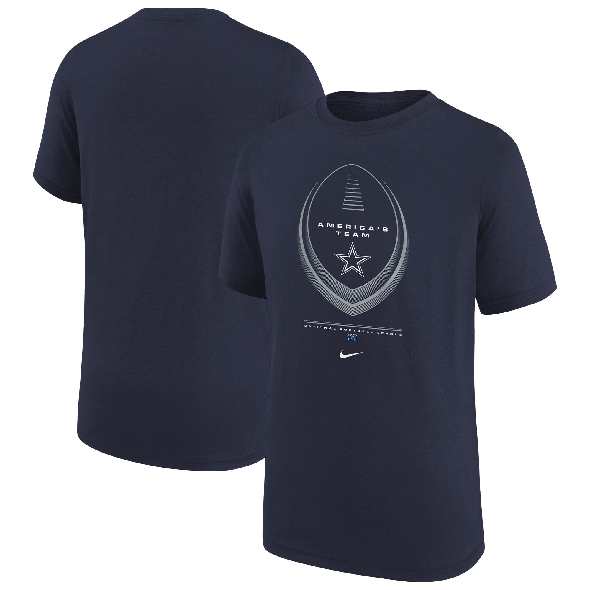 Youth Nike  Navy Dallas Cowboys Legend Icon Dri-FIT T-Shirt