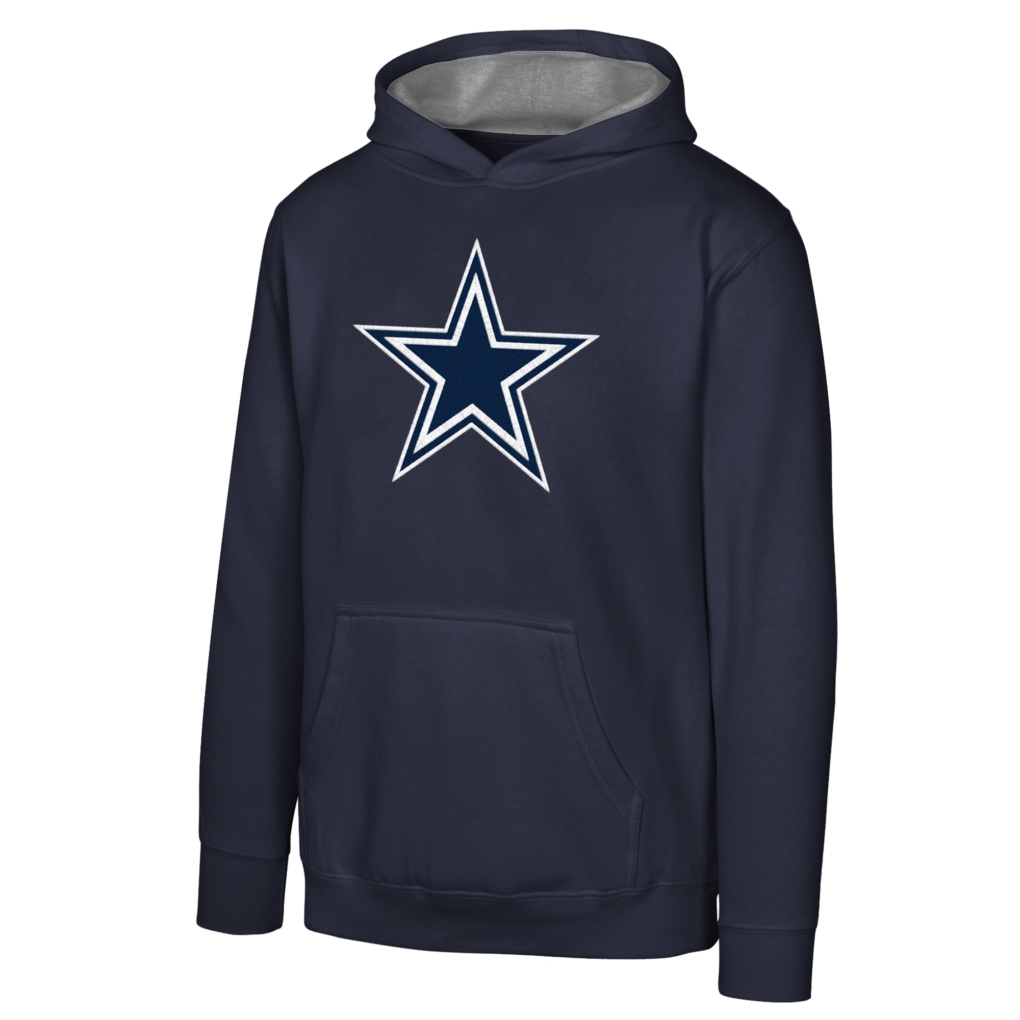 Sweat à capuche en polaire marine Outerstuff Dallas Cowboys pour jeunes