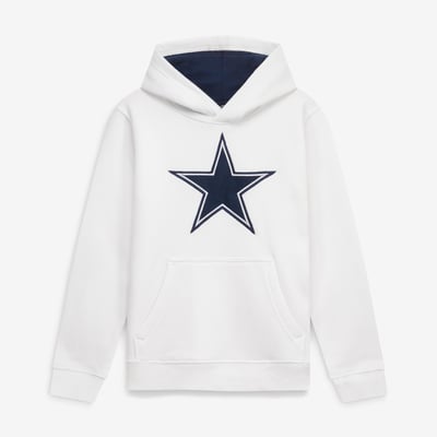  Dallas Cowboys Outerstuff Youth Prime Fleece Hoodie - White