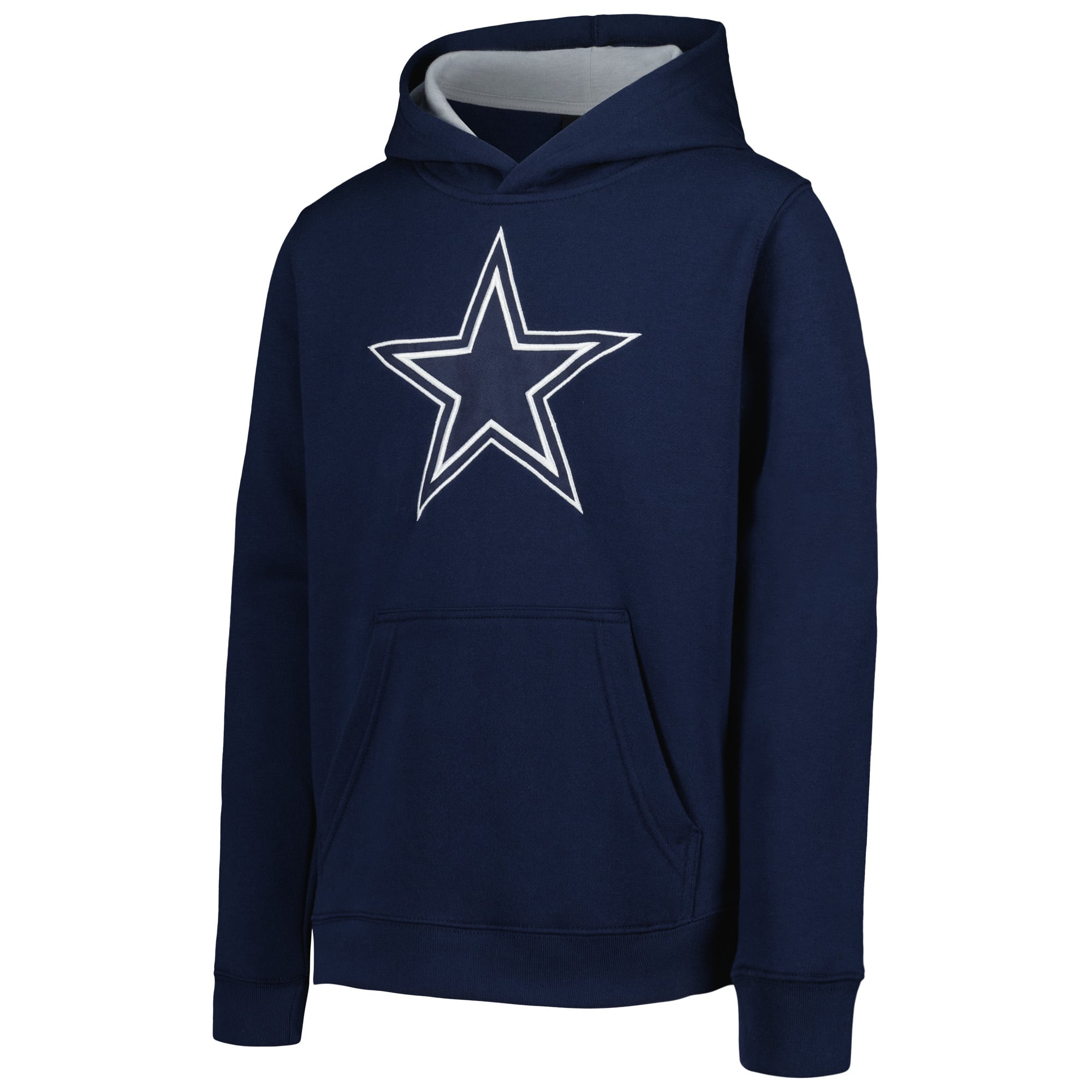 Youth Outerstuff Navy Dallas Cowboys Prime Pullover Hoodie