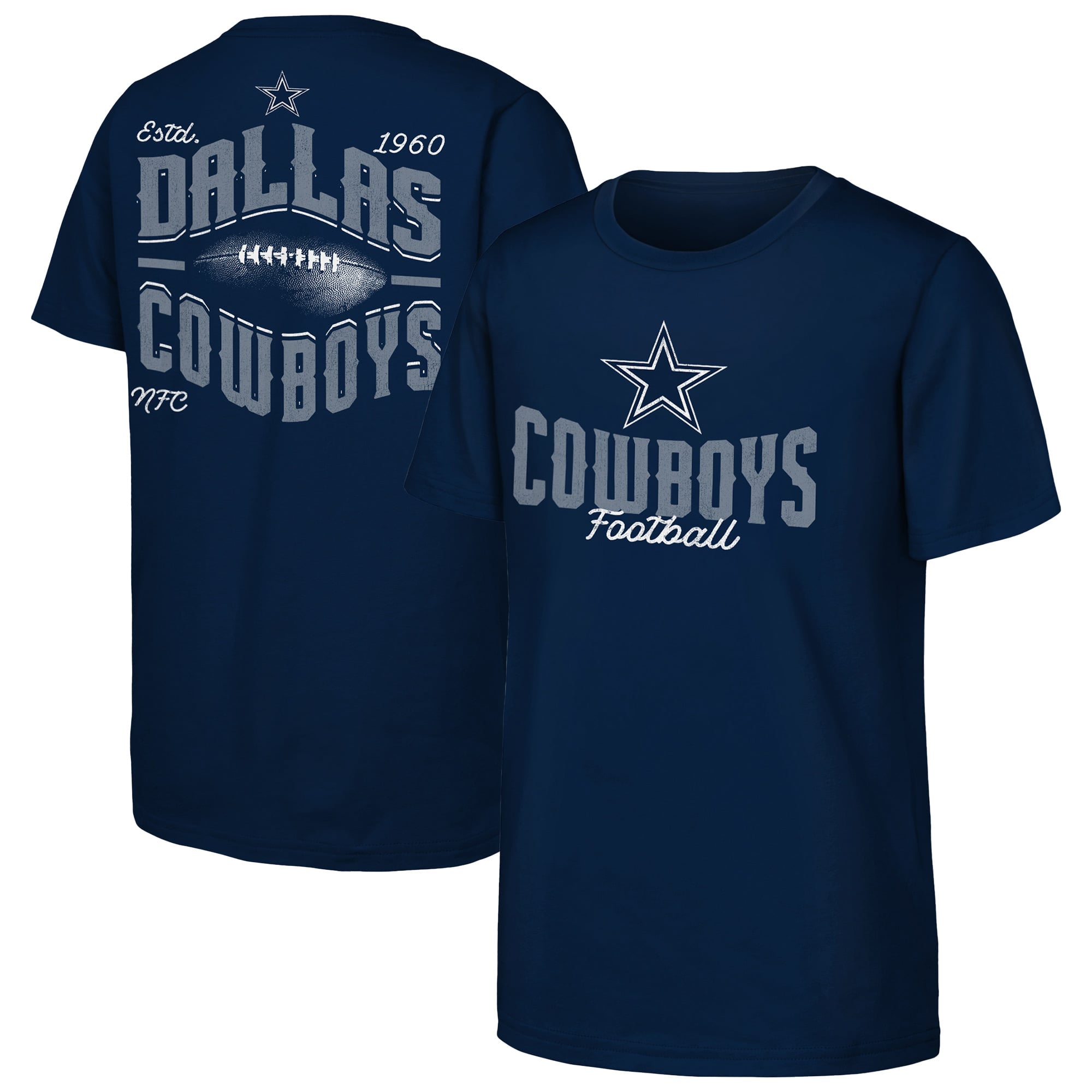 T-shirt Outerstuff bleu marine Dallas Cowboys Top Pick pour jeunes
