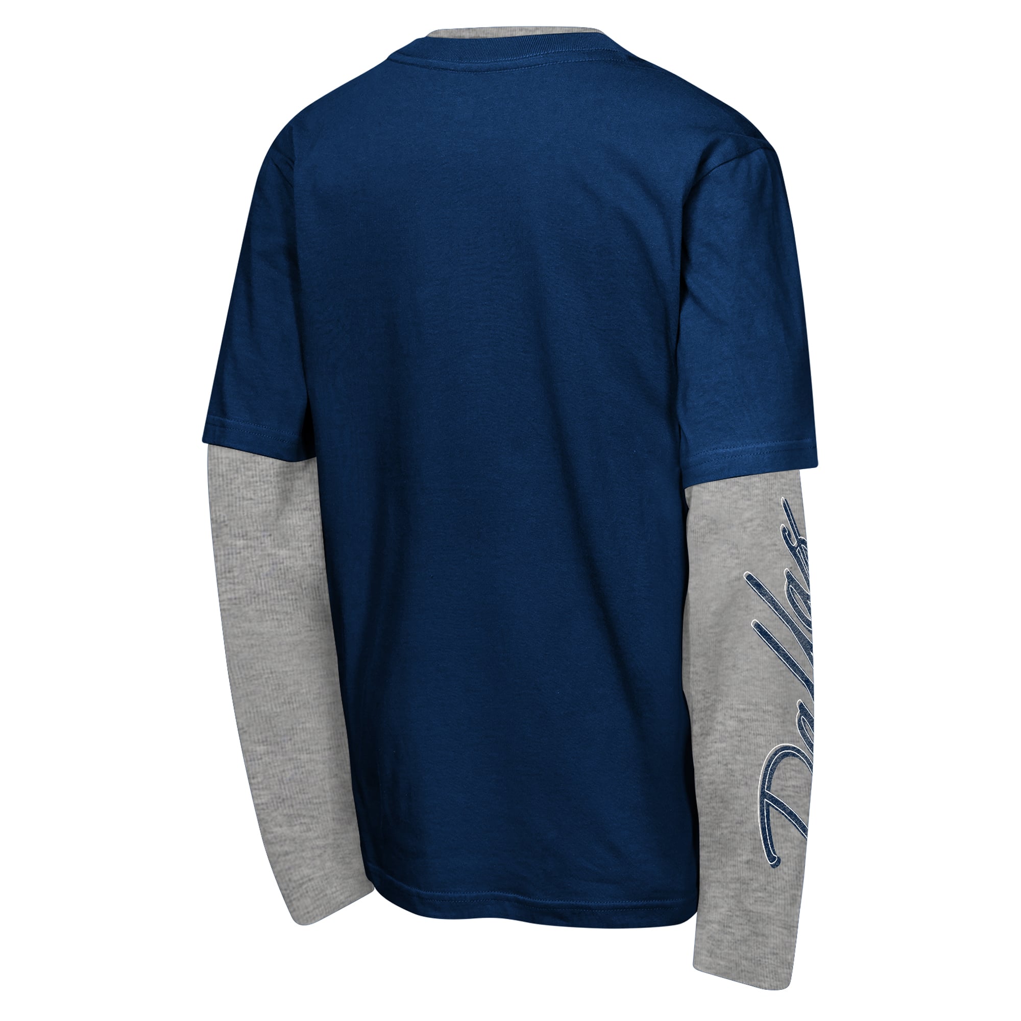 Youth Outerstuff Navy/Silver Dallas Cowboys The Mix 2.0 3-in-1 Combo T-Shirt