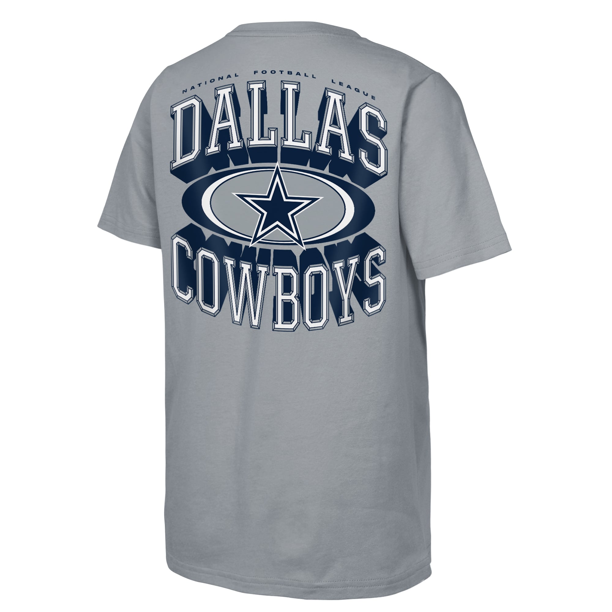T-shirt Outerstuff argenté pour jeunes, Dallas Cowboys, mentalité de gagnant