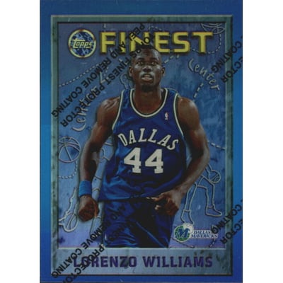 1995-96 Finest Refractors #171 Lorenzo Williams
