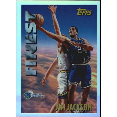 1995-96 Topps Mystery Finest Refractors #M6 Jim Jackson