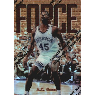 1997-98 Finest Refractors #87 A.C. Green B