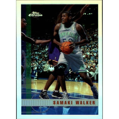 1997-98 Topps Chrome Refractors #192 Samaki Walker