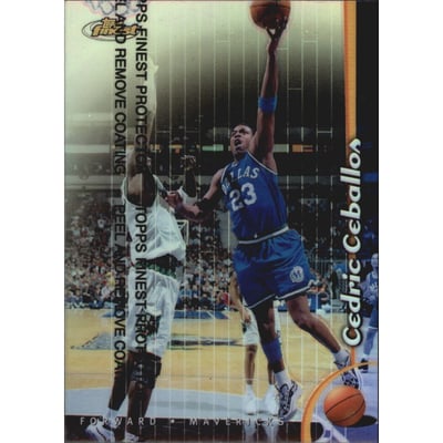 1998-99 Finest Refractors #38 Cedric Ceballos