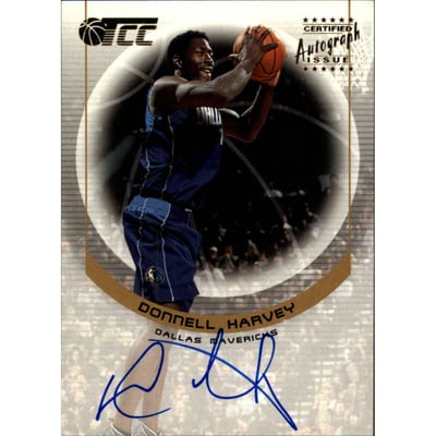 2001-02 Topps TCC Autographs #CCADH Donnell Harvey