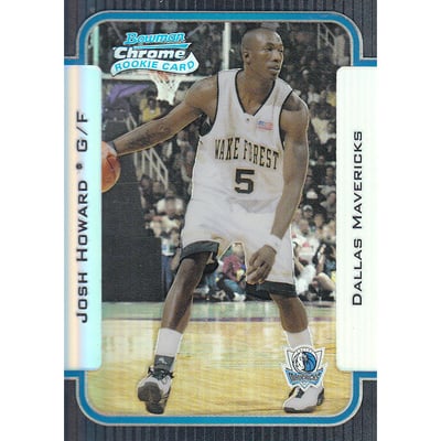 2003-04 Bowman Chrome Refractors #111 Josh Howard