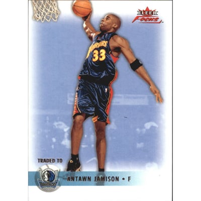 2003-04 Fleer Focus Numbers Century #43 Antawn Jamison