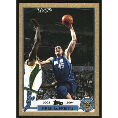 2003-04 Topps Gold #62 Raef LaFrentz