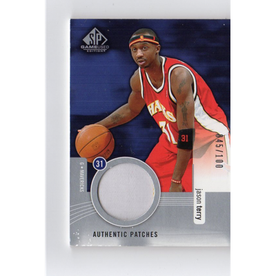 2004-05 SP Game Used Authentic Patches #JT Jason Terry