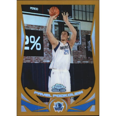 2004-05 Topps Chrome Refractors Gold #186 Pavel Podkolzin
