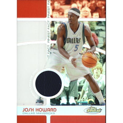 2005-06 Finest Fact Relics Refractors #JH Josh Howard