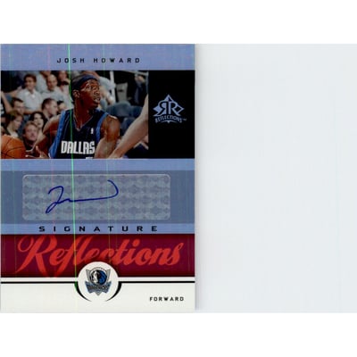 2005-06 Reflections Signatures Red #JH Josh Howard/100