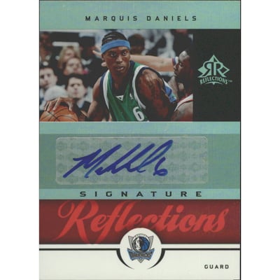 2005-06 Reflections Signatures Red #MD Marquis Daniels/100