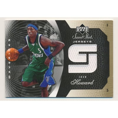 2005-06 Sweet Shot Jerseys Gold #JH Josh Howard/50